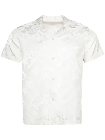Bode Patterned-jacquard Shirt In White
