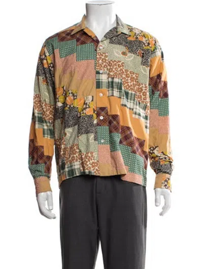 Pre-owned Bode Patterned Long Sleeve Shirt W/ Tags In Multicolor