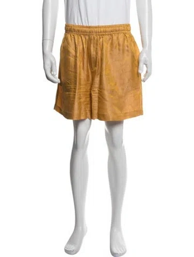 Pre-owned Bode Patterned Shorts In Neutrals