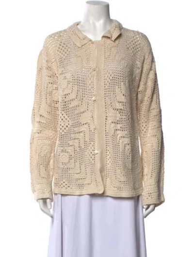 Pre-owned Bode Patterned Sweater In Neutrals