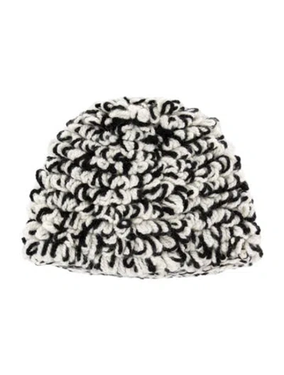 Pre-owned Bode Patterned Wool Beanie W/tags In Multi