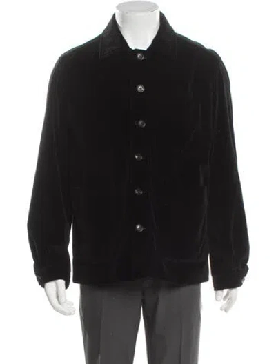 Pre-owned Bode Peacoat In Black