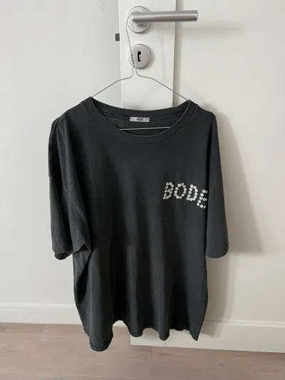Pre-owned Bode Pearl T-shirt In Grey