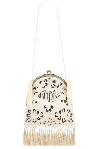 Bode Phantasm Fringe Bag In White