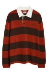 Bode Pine Stripe Wool Rugby Sweater In Multi