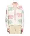 Bode White Piscine Appliqué Shirt In White