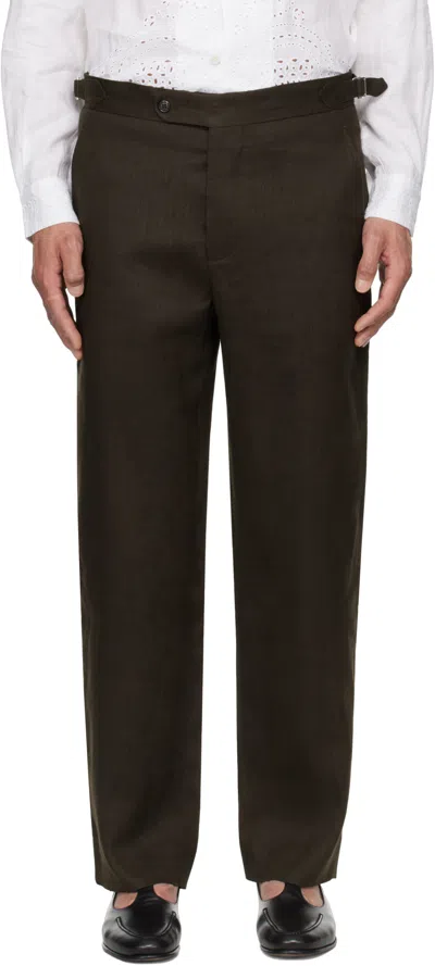 BODE SIDE-BUCKLE TROUSERS