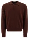 Bode Knitted Cashmere Polo Shirt