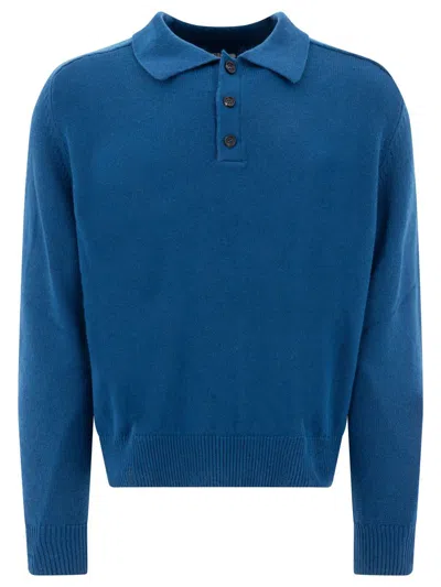 Bode Polo Shirts In Blue