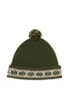 Bode Men Arm Green Wool Moritz Beanie Hat In Green