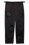 Bode Poppy Suiting Trousers In Black