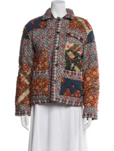 Pre-owned Bode Printed Evening Jacket In Multi