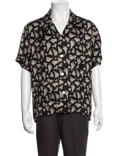 Pre-owned Bode Printed Short Sleeve Shirt In Multi