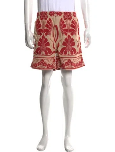 Pre-owned Bode Printed Shorts In Neutral