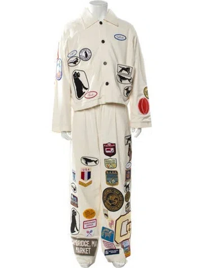 Pre-owned Bode Printed Two-piece Suit In Neutral