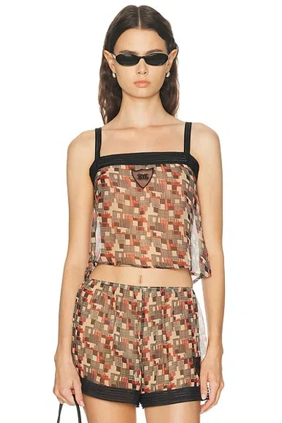 Bode Quadrille Tank In Multi