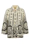 BODE EMBROIDERED WOOL COAT