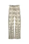 Bode Beige Embroidered Quillwork Pant
