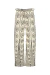 Bode Embroidered Wool Quillwork Pant For Men In Neutral