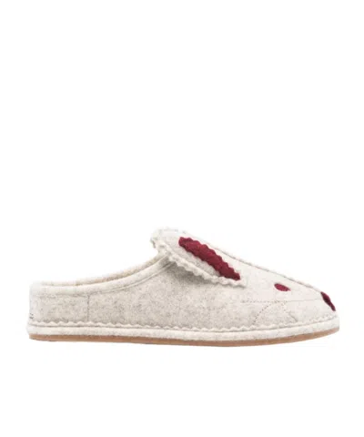 Bode Rabbit Appliqué Mules In Multi