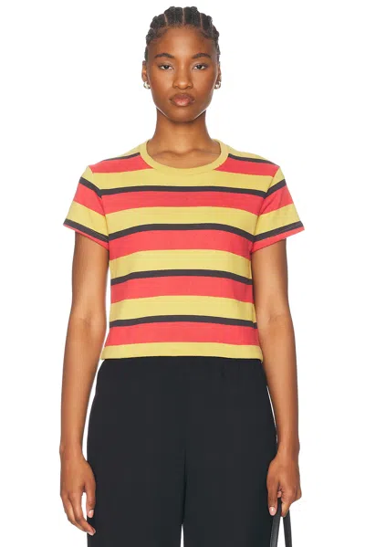 Bode Rec Stripe Tee In Multi