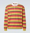 Bode Rec Stripe Polo Shirt In Multicoloured