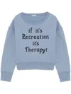 Bode Recreation Sweatshirt In Blue
