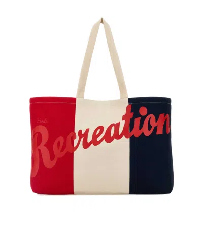 Bode Recreation Tote Bag In Multi