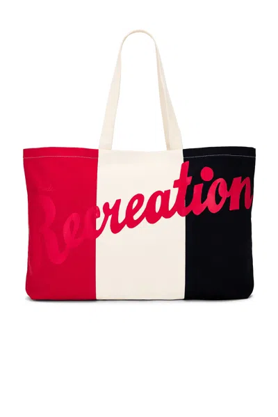 Bode Recreation Tote Bag In Multi