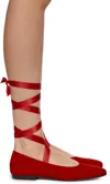 Bode Red Musette Ballerina Flats In Chili