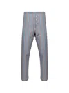 Bode Regatta Stripe Pajama Pants Blue