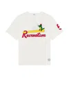 Bode Printed Cotton-jersey Henley T-shirt In Cream