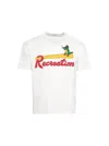 Bode Printed Cotton-jersey Henley T-shirt In White
