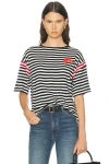 Bode Rib Stripe Training Shirt In Black