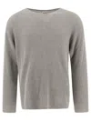 Bode Ribbed Knitwear With Textured Appearance In Gray