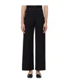 Bode Riding Wool Twill Sailor Trousers In Black