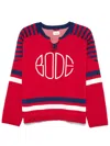 Bode Rink Sweater In Red