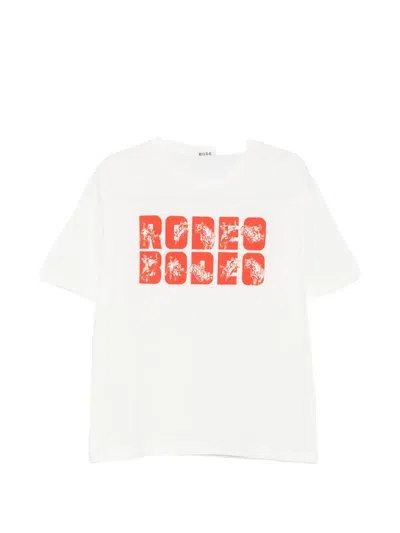 Bode Rodeo O Graphic-print T-shirt In 화이트