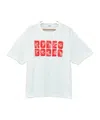 Bode Rodeo O Printed Cotton-jersey T-shirt In White