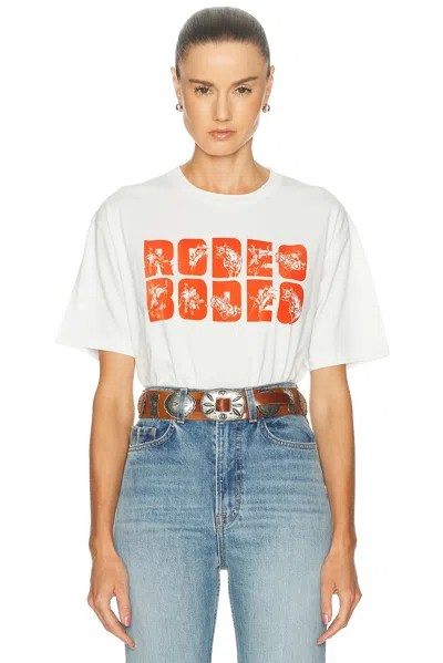 Bode Rodeo O Tee In Cream