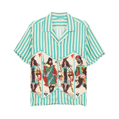 Pre-owned Bode Royals Short-sleeve Shirt 'multicolor' | Multi-color | Men's Size M