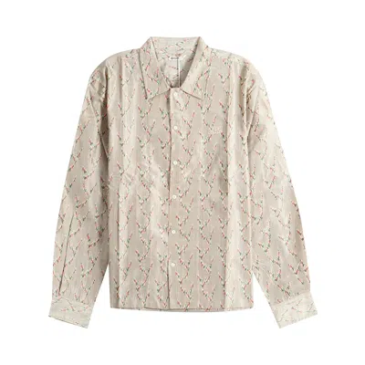 Pre-owned Bode Sagebrush Long Sleeve Shirts 'multicolor' | Tan | Men's Size M