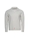 Bode Sail Shirt Off White And Lavender