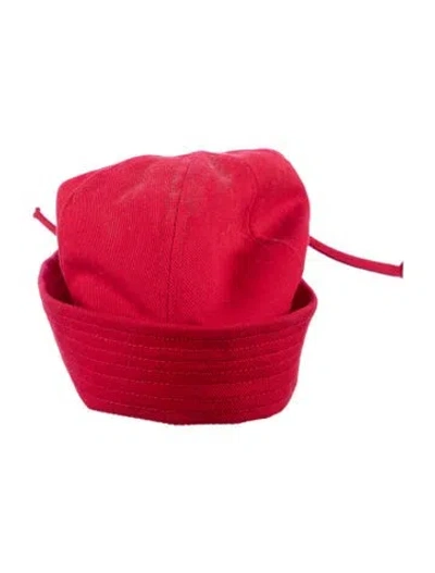 Pre-owned Bode Sailor Boy Hat In Red