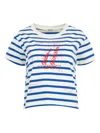Bode Recreation Sails Tee In Blue
