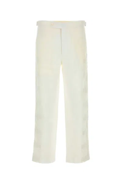 Bode Salt Marsh Trousers In White