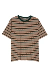 Bode Scottie Jacquard Tee In Green