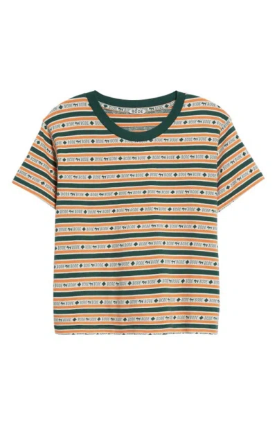 Bode Scottie Jacquard T-shirt In Green