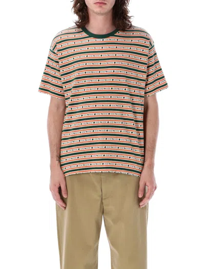 Bode Scottie Jacquard Tee In Brown