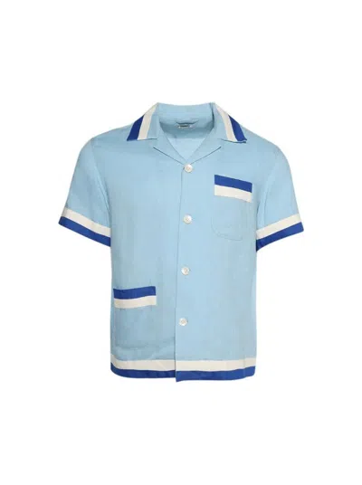 BODE BODE SEEDLING STRIPE SHIRT - WHITE